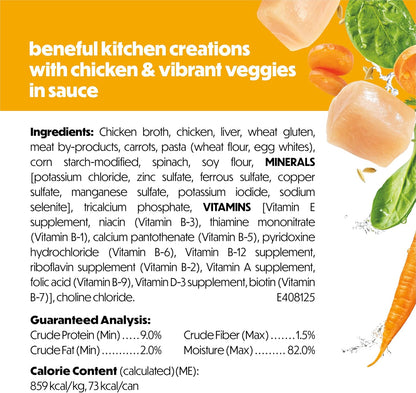 Beneful Purina Kitchen Creations Wet Dog Food, Chicken, (12) 3 oz Can