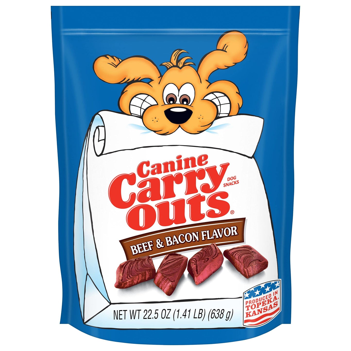 Canine Carry Outs Beef Flavor Dog Treats, 47 Ounce Bag