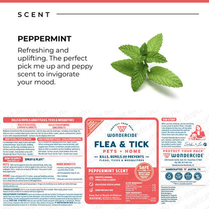 Wondercide Flea Tick & Mosquito Spray for Pets & Home - Rosemary 16 fl oz