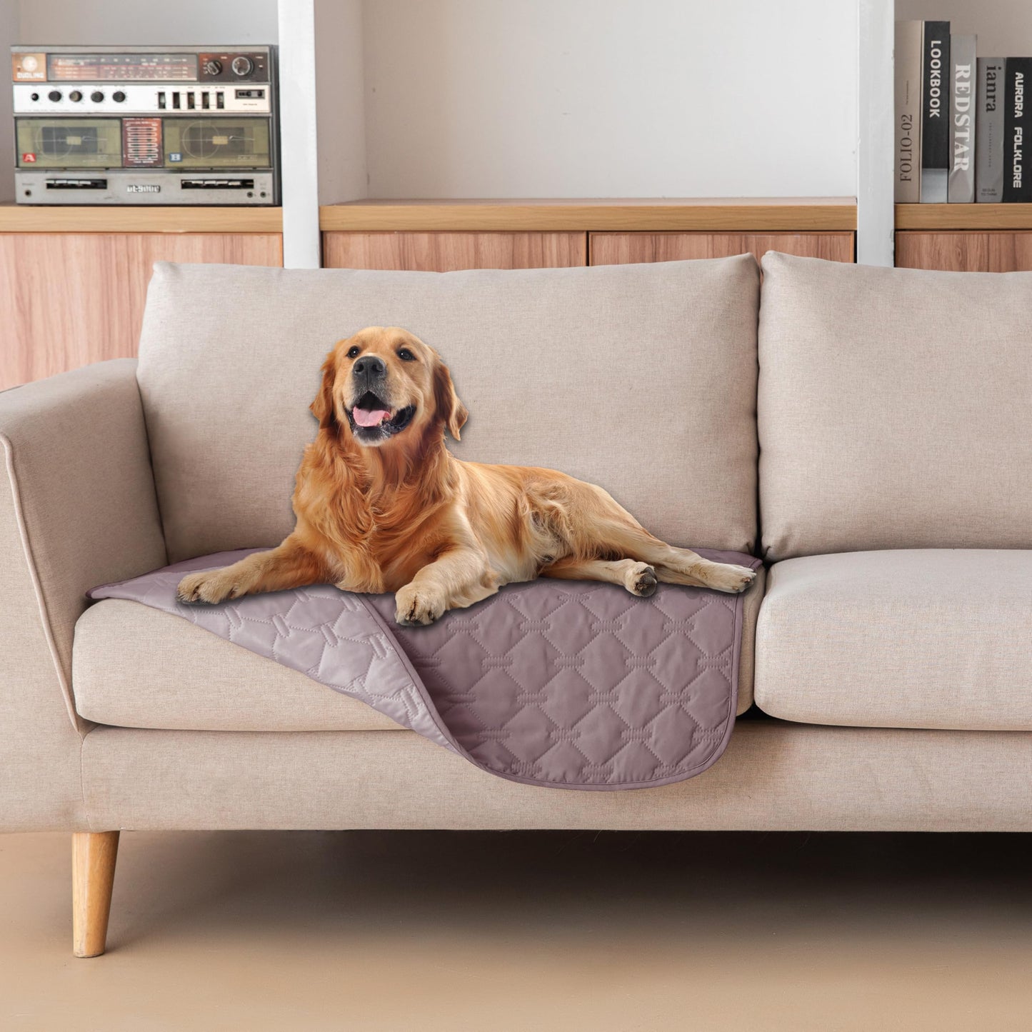 gogobunny Waterproof Blanket, Couch Covers for Dogs, Reversible Protector