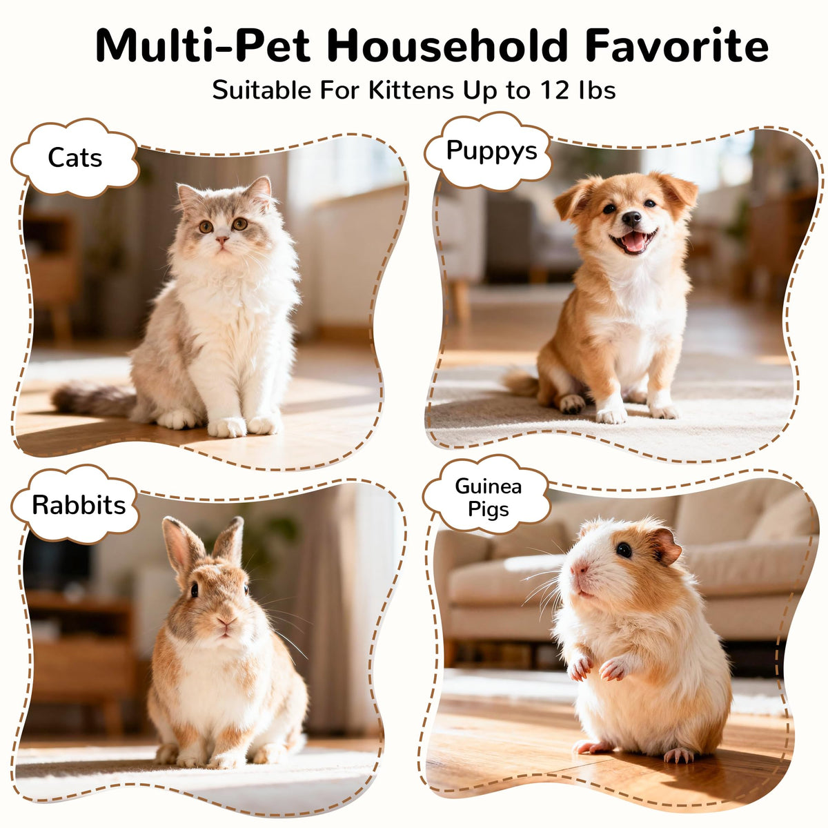 Tempcore Pet Tunnel Tube Cat Toys, Cat Tunnels for Indoor Cats