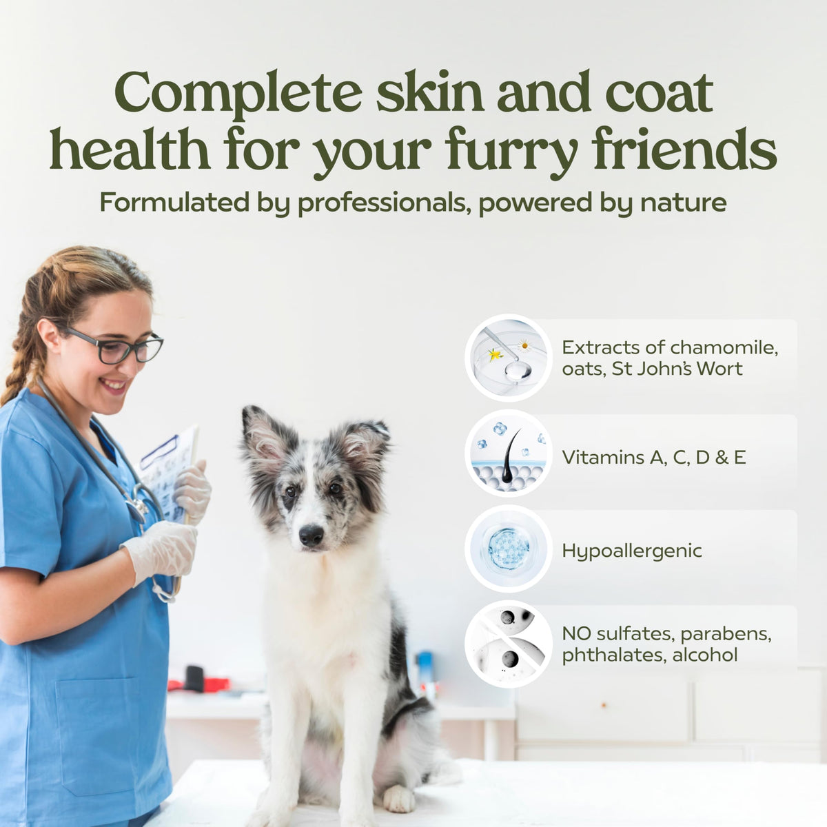 PAWFUME Dog Shedding Shampoo and Conditioner, Royal Lavender, 1-Pack