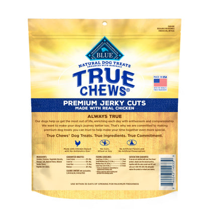 Blue Buffalo True Chews Premium Jerky Cuts Steak Dog Treats, 10 oz