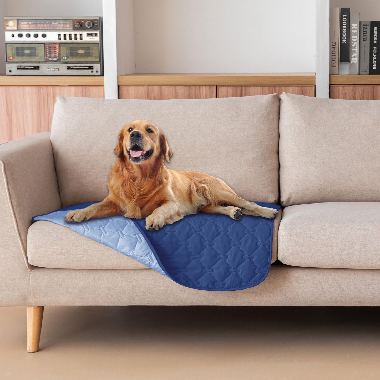 gogobunny Waterproof Blanket, Couch Covers for Dogs, Reversible Protector