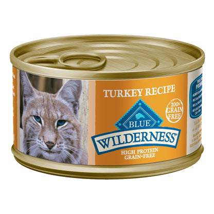 Blue Buffalo Tastefuls Wet Cat Food, Made with Natural Ingredients, Tuna and Chicken Flaked Entrées in Gravy, 3oz Cans, 4-Count Variety Pack Trial Size