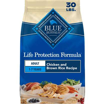 Blue Buffalo Life Protection Formula Beef Adult Dry Dog Food, 34 lb