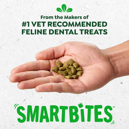 Greenies Feline Smartbites Skin & Fur Health Cat Treats, Salmon, 4.6 oz