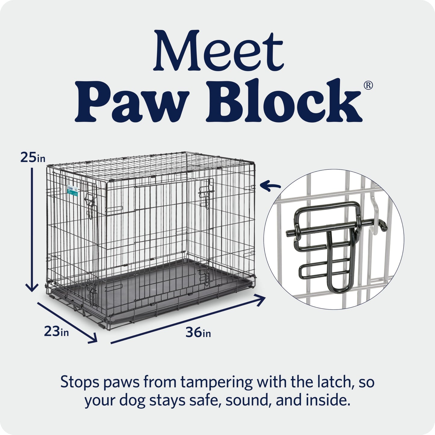 Midwest 42-Inch Single Door iCrate, for Large Breeds, 71-90 lbs