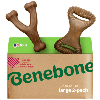 Benebone Medium 4-Pack Dog Toys for Aggressive Chewers – Under 60 lbs