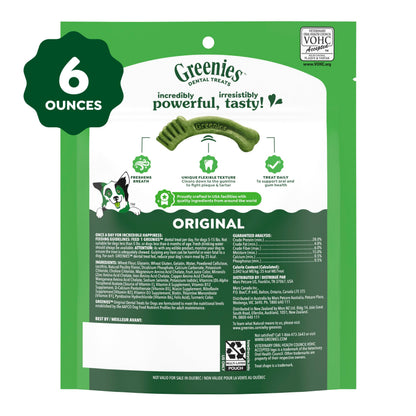 Greenies Teenie Original Natural Dental Dog Treats, Chicken, 43 Count