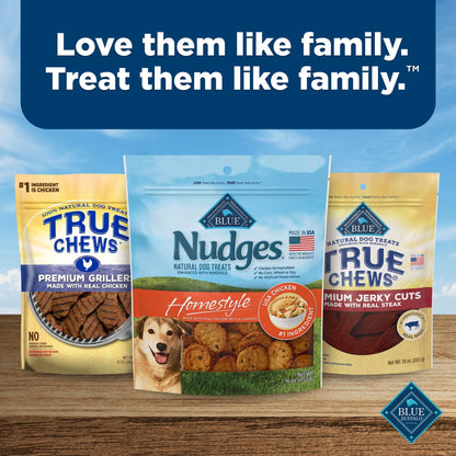 Blue Buffalo Nudges Grillers Steak Dog Treats, 16 oz