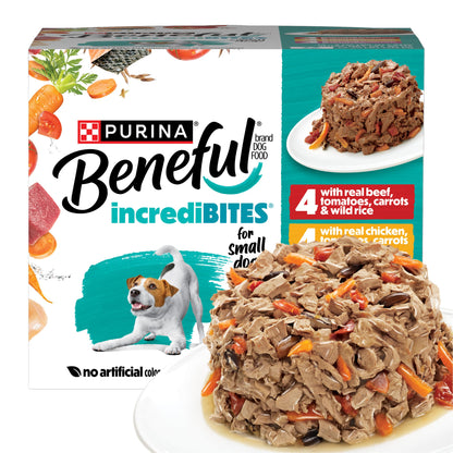 Purina Beneful Small Breed Wet Dog Food Variety Pack, (30) 3 oz Cans