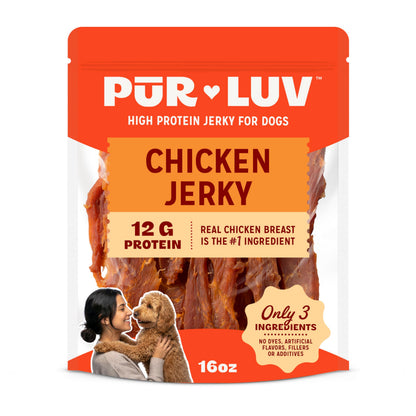 Pur Luv Dog Treats, K9 Kabobs Made with Real Chicken and Duck, 12 Ounces, Dog Snacks, Healthy, Easily Digestible, Long-Lasting, High Protein Treat, Satisfies Urge to Chew (Pack of 12)