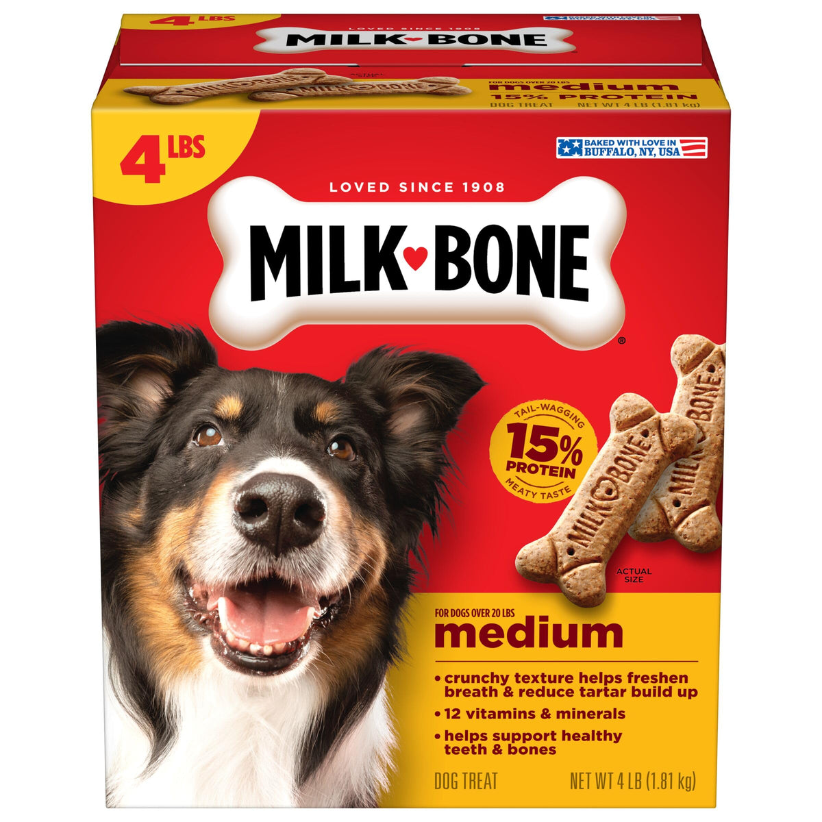 Milk-Bone Original Biscuits Medium Dog Treats, 24 Oz.