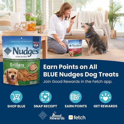 Blue Buffalo Nudges Jerky Cuts Chicken & Duck Dog Treats, 16 oz