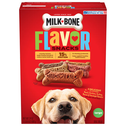 Milk-Bone Flavor Snacks Small Dog Biscuits, 7 lb Box
