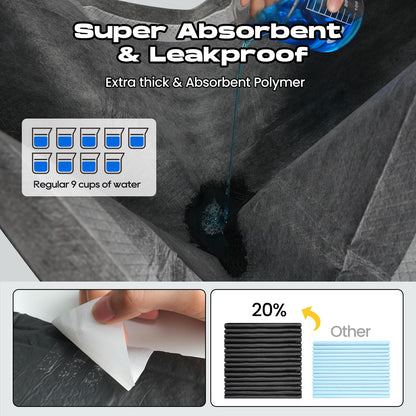 Dog Pee Pads for Dogs Extra Large 31"x47" Count with Tabs