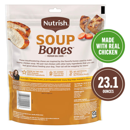 Nutrish Soup Bones Beef Dog Chews, 23.1 oz. Bag (11 Treats) (Rachael Ray)