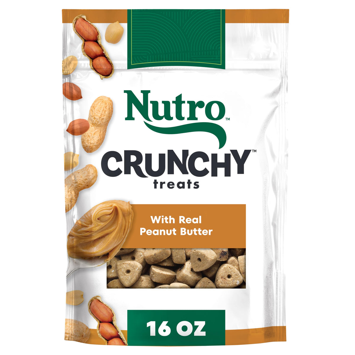 Nutro Crunchy Dog Treats with Real Peanut Butter, 10 oz