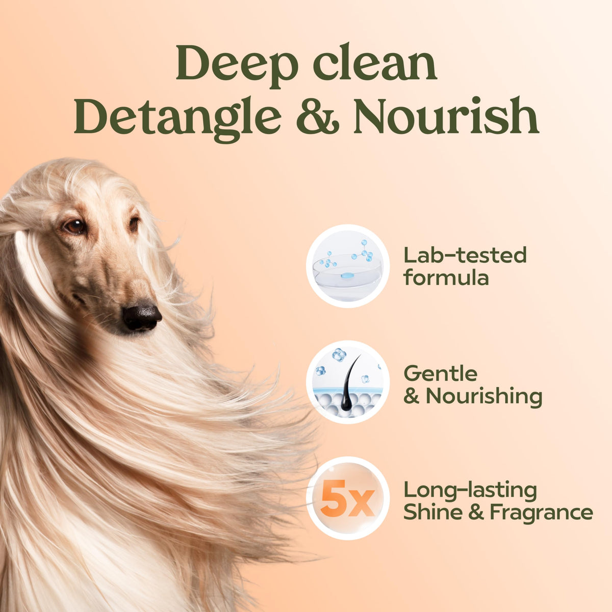 PAWFUME Dog Shedding Shampoo and Conditioner, Royal Lavender, 1-Pack