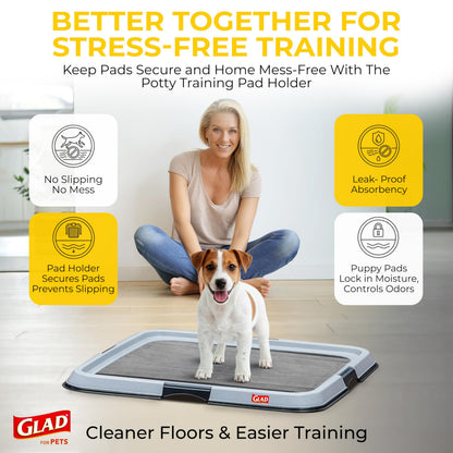 Glad for Pets Activated Carbon Disposable Dog Training Pads, 100 Count