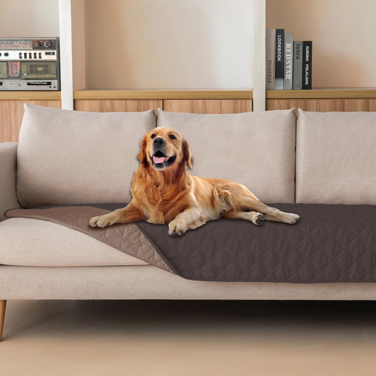 gogobunny Waterproof Dog Blanket, Couch Covers for Sofa, Reusable Pee Pads