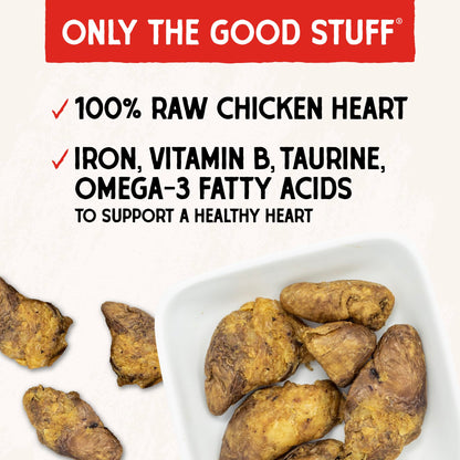 Stella & Chewy's Freeze-Dried Raw Chicken Breast Dog Treats - Single Ingredient, No Additives - Premium Training Treats - Perfect For Picky Eaters - 2.75oz Bag