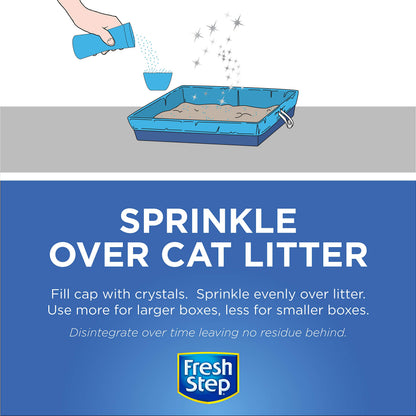 Fresh Step Cat Litter Crystals Deodorizer, Summer Breeze Scent, 30 Oz