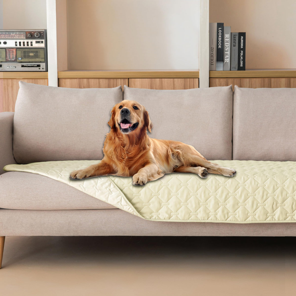 gogobunny Waterproof Blanket, Couch Covers for Dogs, Reversible Protector