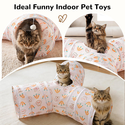 Tempcore Pet Tunnel Tube Cat Toys, Cat Tunnels for Indoor Cats