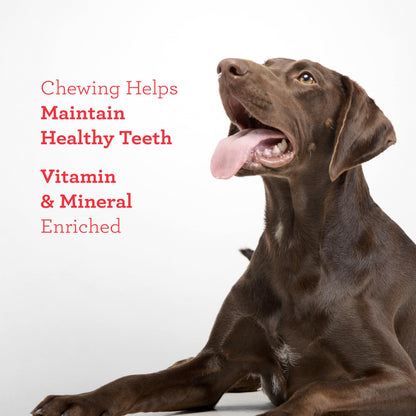 DreamBone Twisties Rawhide-Free Dog Treats with Real Protein, 25 Count