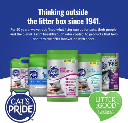 Cat's Pride Total Odor Control, Max Power, Clumping Litter Scented 15lb