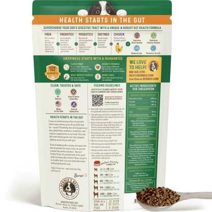 Bernie's Perfect Poop 4-in-1 Digestion Supplement, 2 Flavor Bundle, 12.8 oz