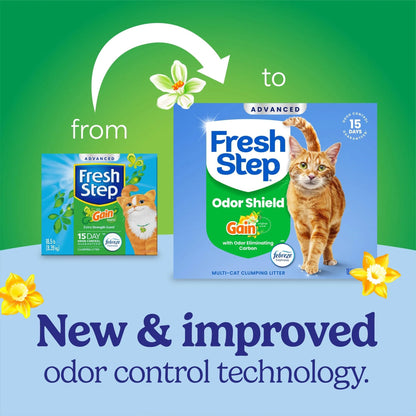Fresh Step Extreme Clump Multi Cat Clumping Cat Litter, 14 lb.