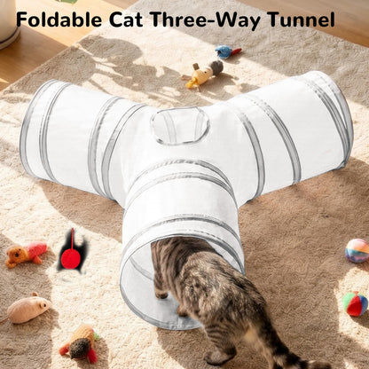Tempcore Pet Tunnel Tube Cat Toys, Cat Tunnels for Indoor Cats