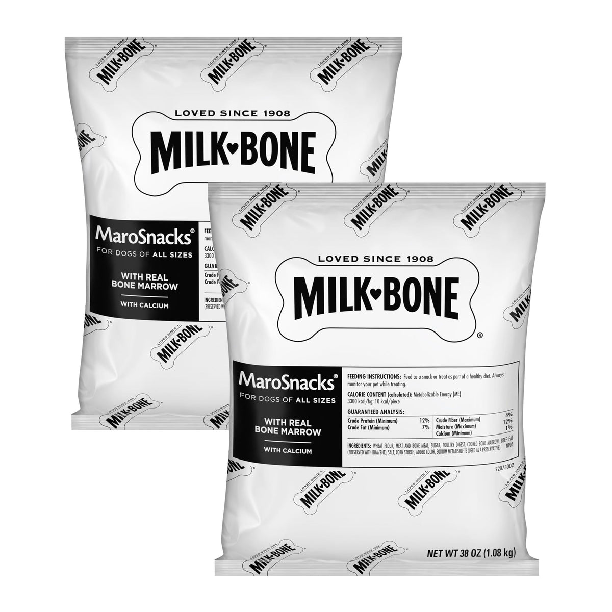 Milk-Bone MaroSnacks Small Dog Treats with Real Bone Marrow, 40 Oz.