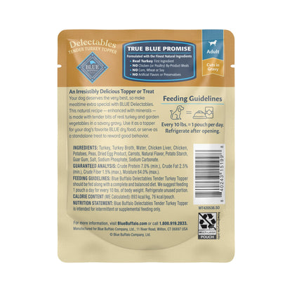 Blue Buffalo Delectables Variety Pack Dog Food Topper, 3 oz, 24 ct