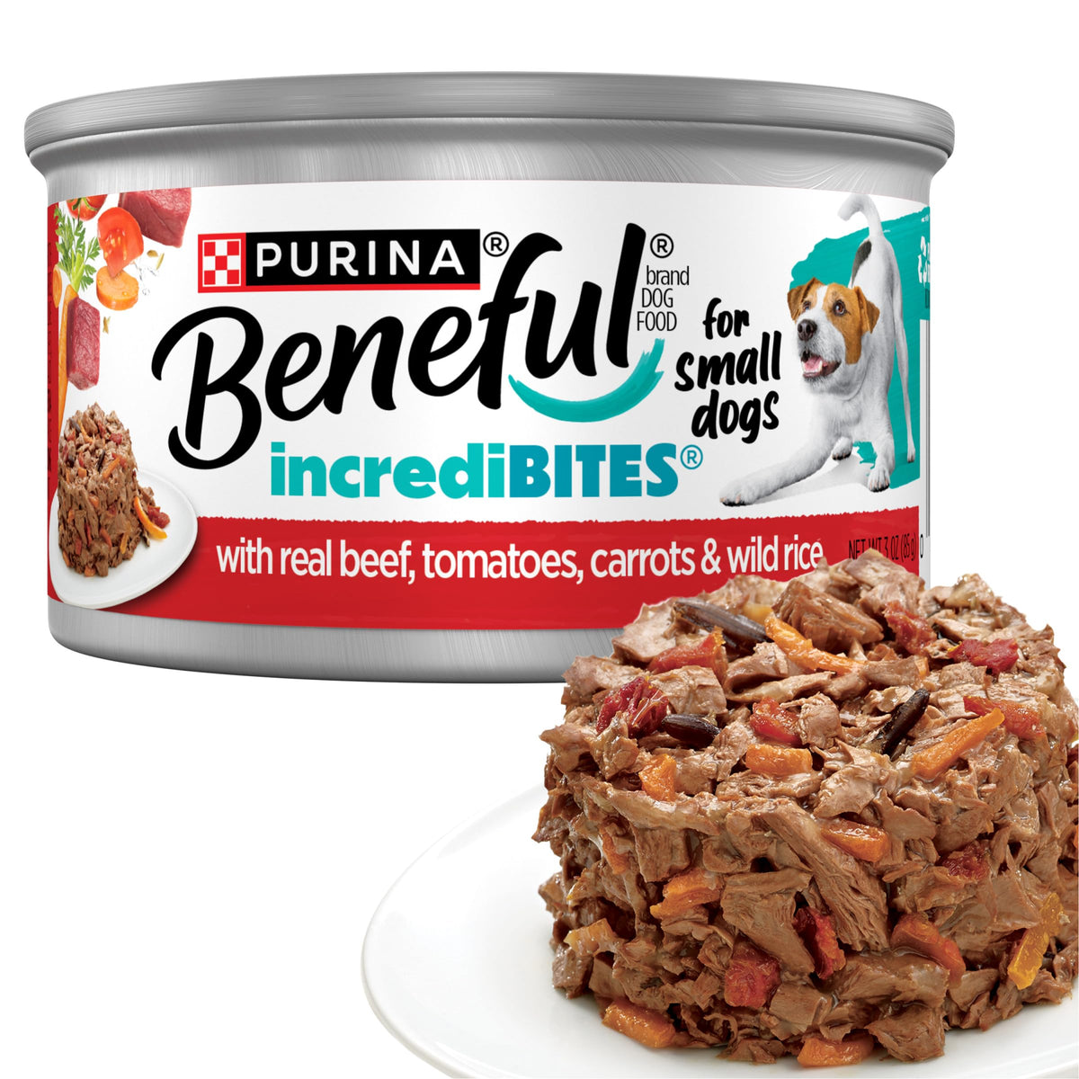 Purina Beneful Small Breed Wet Dog Food Variety Pack, (30) 3 oz Cans