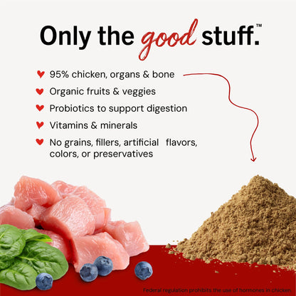 Stella & Chewy’s Freeze-Dried Raw Marie's Magical Dinner Dust – Protein Rich, Grain Free Dog & Puppy Food Topper – Grass-Fed Beef Recipe – 7 oz Bag