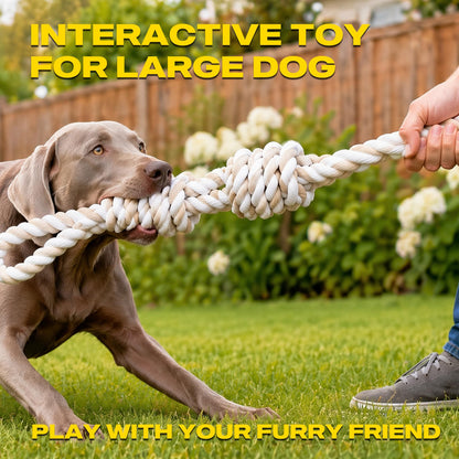 Fida Dog Rope Toys for Aggressive Chewers, Chew Toys for Large Medium Dogs