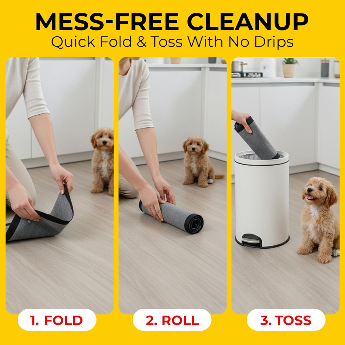 Glad for Pets Activated Carbon Disposable Dog Training Pads, 100 Count