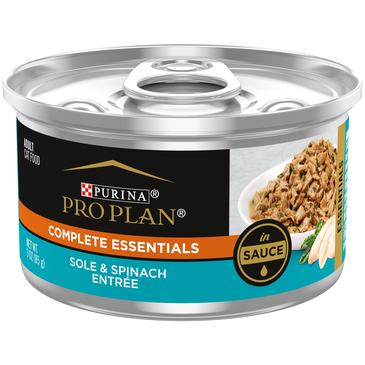 Purina Pro Plan High Protein Cat Food Gravy, Turkey and Pasta Entree - (24) 3 oz. Pull-Top Cans