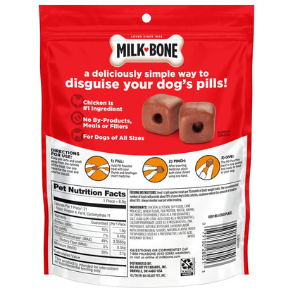 Milk-Bone Pill Pouches, Hickory Smoked Bacon Flavor, 30 Pill Pouches