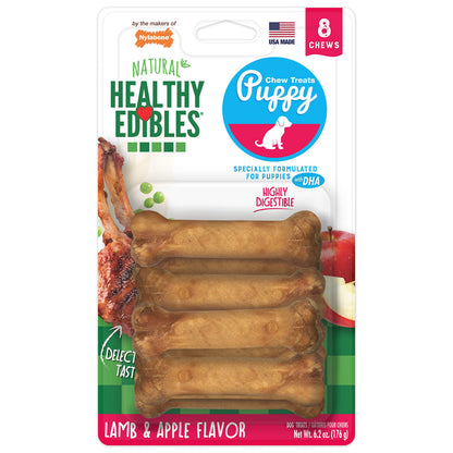 Nylabone Healthy Edibles Puppy Dog Treats Variety Pack, 3 Count