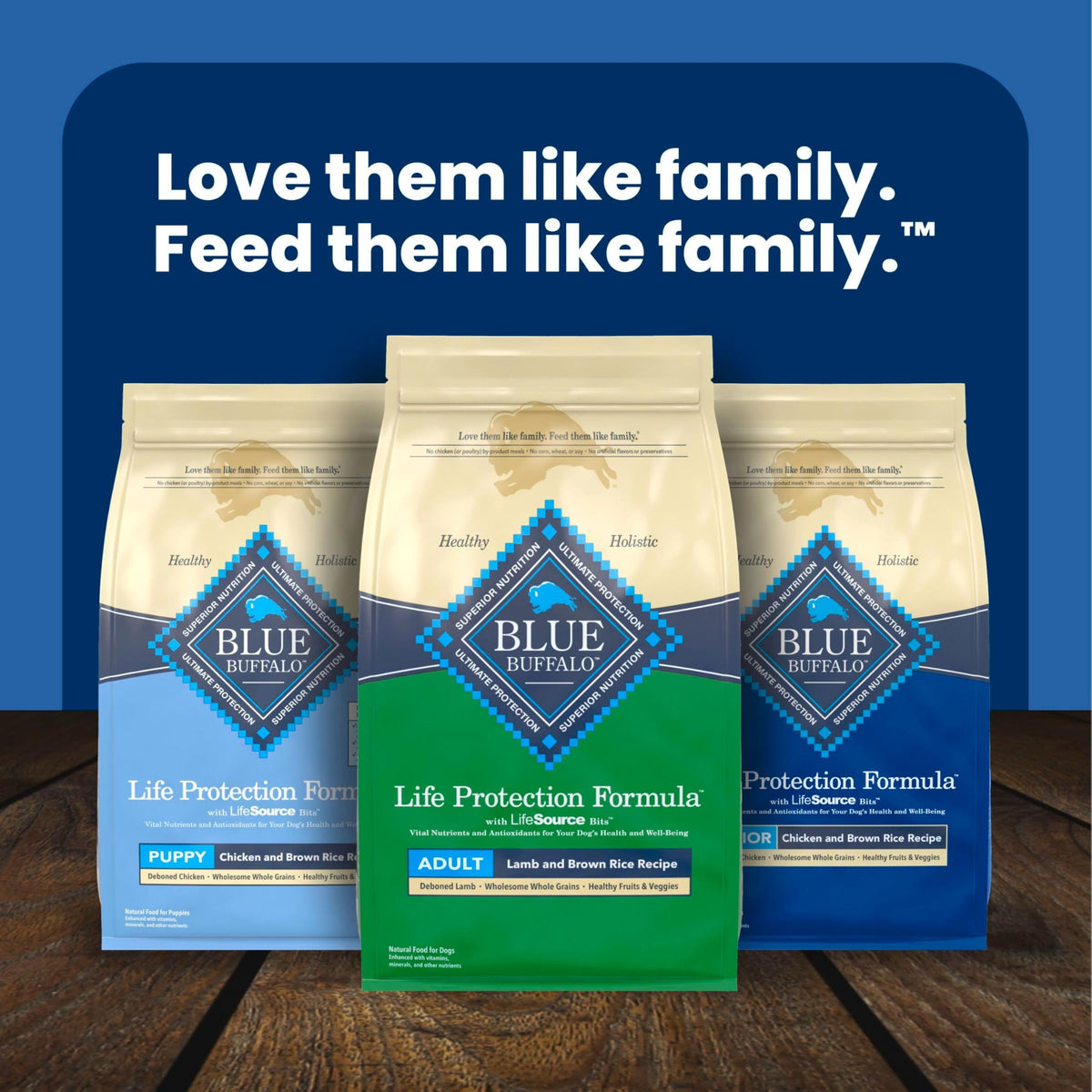 Blue Buffalo Life Protection Formula Beef Adult Dry Dog Food, 34 lb