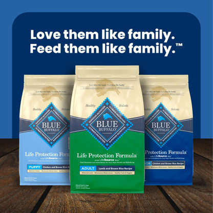 Blue Buffalo Life Protection Formula Beef Adult Dry Dog Food, 34 lb