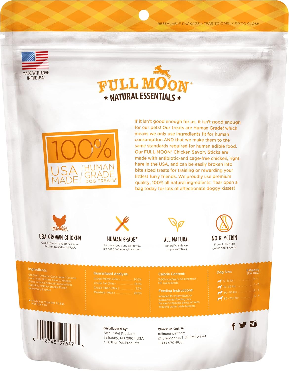 Full Moon® Essential Chicken Savory Sticks Dog Treats 24 oz