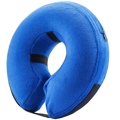 BENCMATE Inflatable Dog Cone Collar Alternative After Surgery Medium, Flag