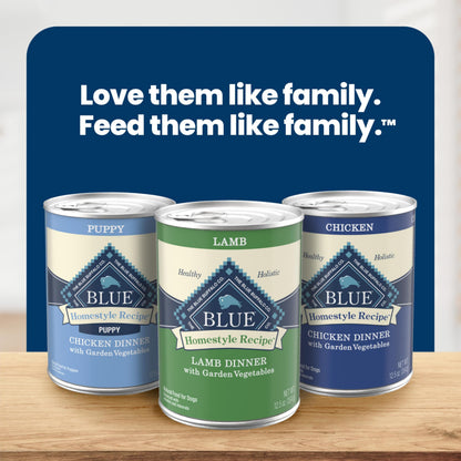 Blue Buffalo Homestyle Recipe Variety Pack Wet Dog Food, 12.5 oz, 6 ct