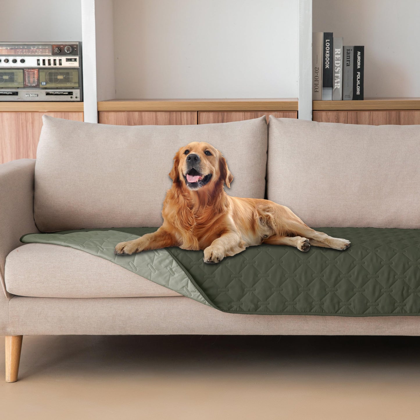 gogobunny Waterproof Blanket, Couch Covers for Dogs, Reversible Protector